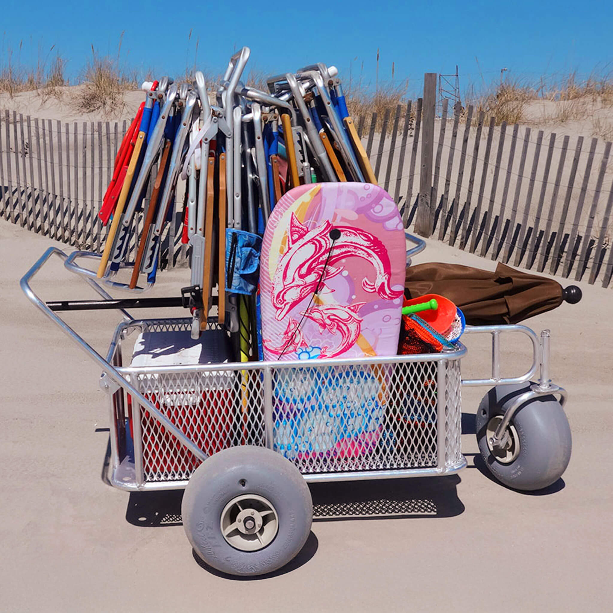 40” Deluxe Beach Buggy Cart – Phoenix Beach Buggys
