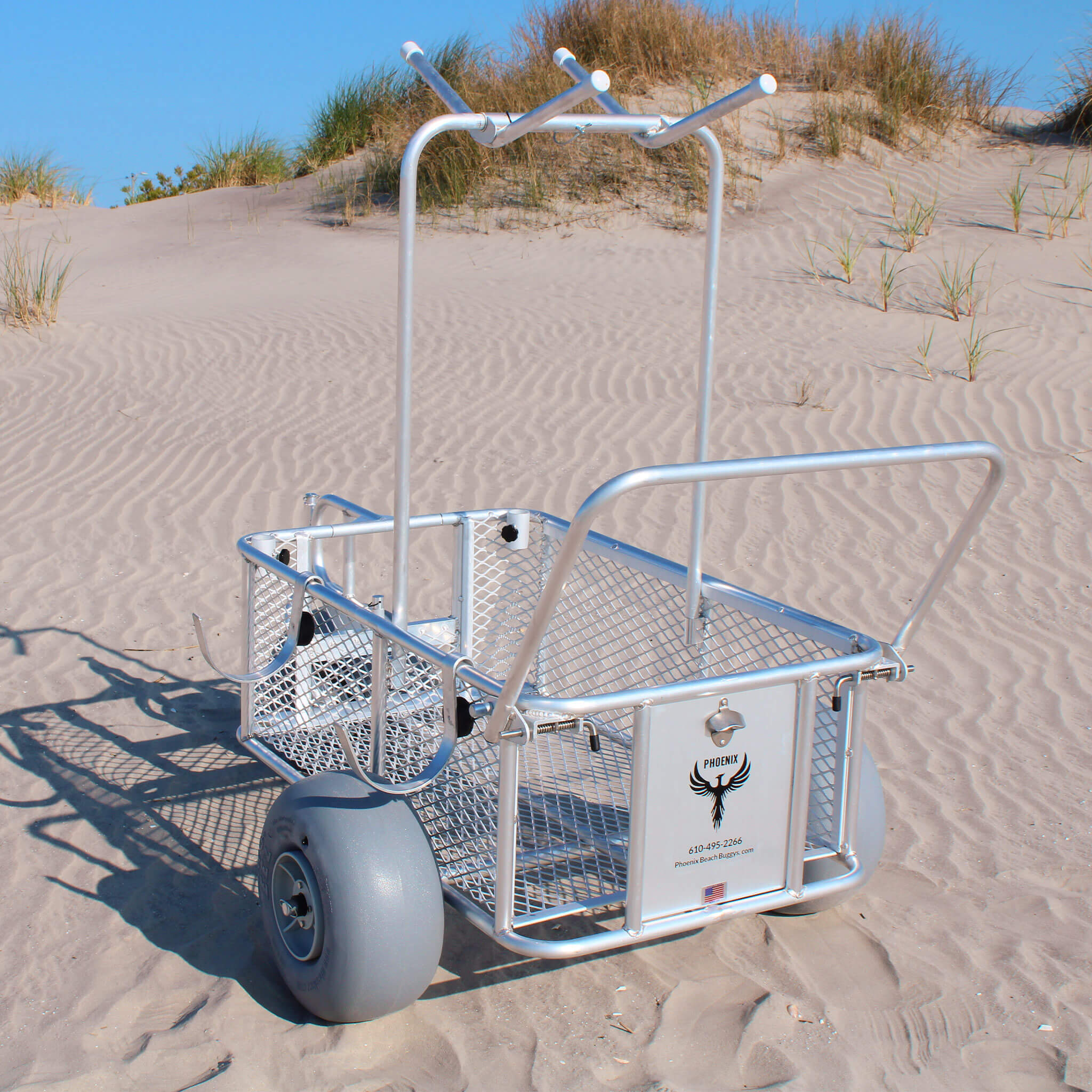 40” Deluxe Beach Buggy Cart – Phoenix Beach Buggys